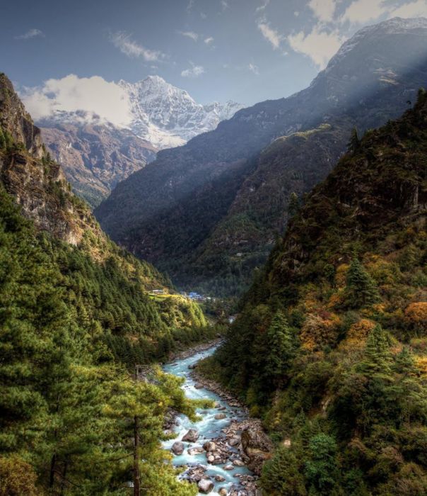 Mountain valley, Nepal